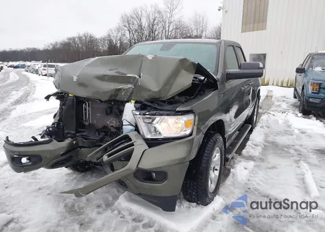 2020 Ram 1500 Big Horn 4X4 6'4 Box from USA, damaged, VIN 1C6SRFBT3LN290046